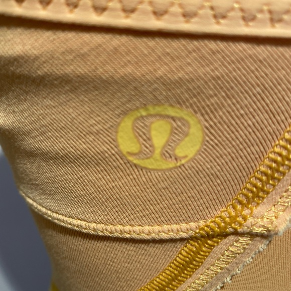 Lululemon Power Up Tank Size: 4 Golden Yellow - Picture 3 of 4